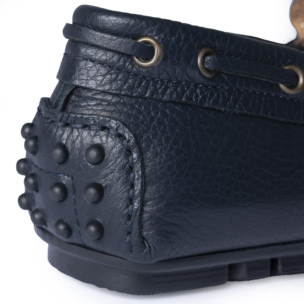 Rubber F.2 Leather Loafers - Blue