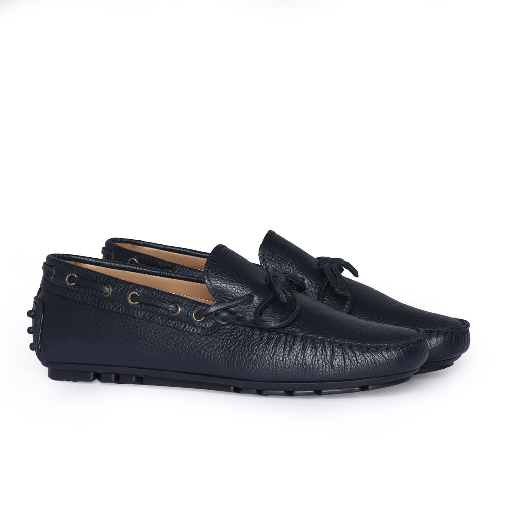 Rubber F.2 Leather Loafers - Blue