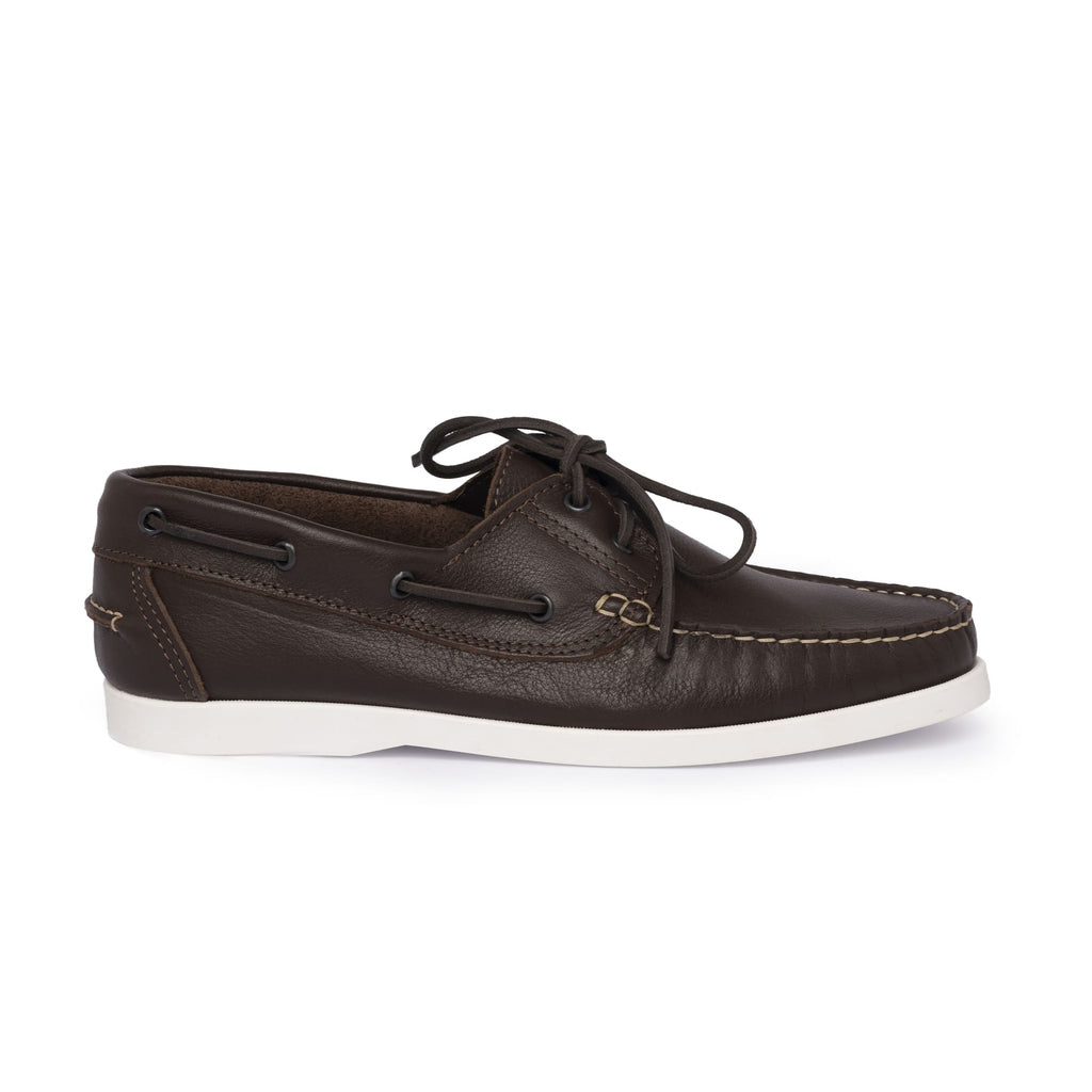 Loafers Boat 01 with Dark Brown Leather Laces