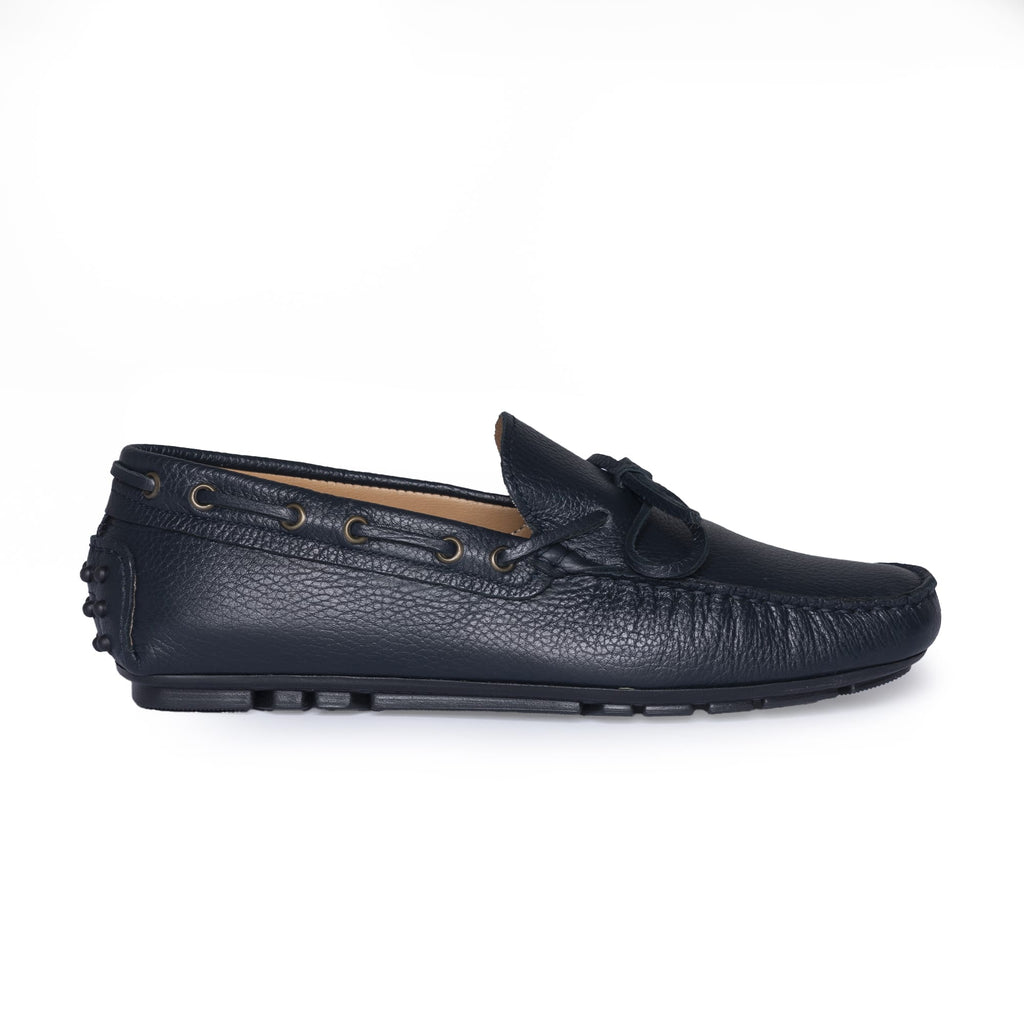 Rubber F.2 Leather Loafers - Blue