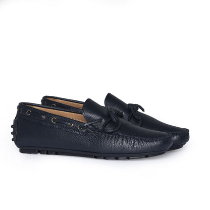 Rubber F.2 Leather Loafers - Blue