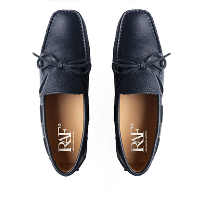 Rubber F.2 Leather Loafers - Blue
